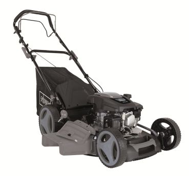 Scheppach Rasenmäher Benzin mit Antrieb 51cm Schnittbreite 6in1 4,1PS MS173-51B Stahlgehäuse|hohes Drehmoment|65L|Reinigungsfunktion