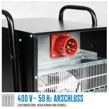 GÜDE GH 9 EV Bauheizer 400V Heizgerät Heizlüfter Elektroheizer Heizgebläse 9kW 