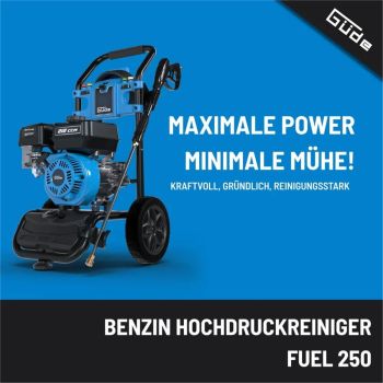 GÜDE Benzin Hochdruckreiniger Fuel 250 – 234 bar, 590 l/h, 4-Takt Motor 