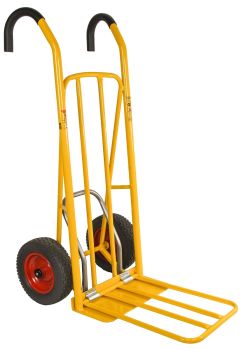 RAVENDO Sackkarre CLM 250 Ergo PU – 250 kg Transportkarre mit PU-Rädern 