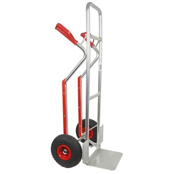 HBH® Sackkarre Alu 200kg Luftreifen TK200ALU04 Aluminium Transportkarre Luftrad  
