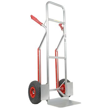 HBH® Sackkarre Alu 200kg Luftreifen TK200ALU04 Aluminium Transportkarre Luftrad  