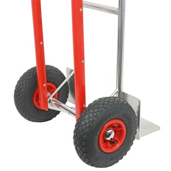 HBH® Sackkarre Alu 200kg Luftreifen TK200ALU04 Aluminium Transportkarre Luftrad  