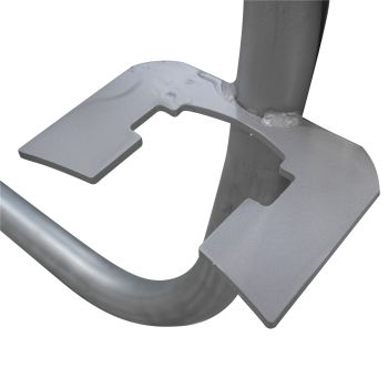 SIRL Profi XXL Halterung Einhängerahmen Stahl zu Bauschuttrutsche Schuttrutsche  