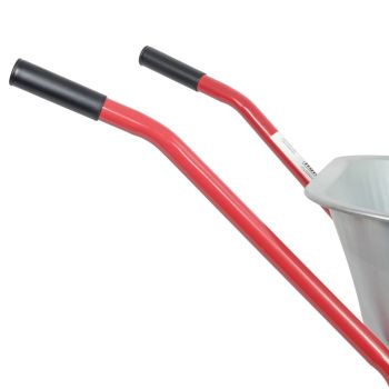 HBH® Schubkarre 85 Liter Garten Farbe rot Profi Gartenschubkarre Luftrad 160kg 