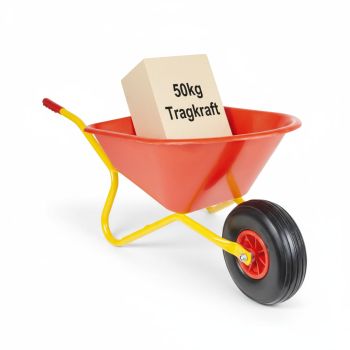 RAVENDO Kinder Schubkarre Kinder Kinderschubkarre Schubkarren Vollgummirad BJ350  