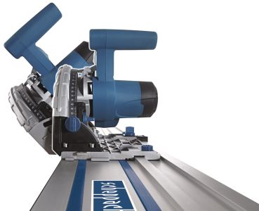 SCHEPPACH PL55 Tauchsäge Tauchkreissäge mit Führungsschiene Handkreissäge 1200W 