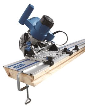 SCHEPPACH PL55 Tauchsäge Tauchkreissäge mit Führungsschiene Handkreissäge 1200W 