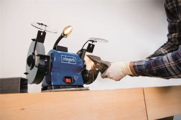 SCHEPPACH BG 200 AL Doppelschleifer Schleifmaschine Schleifer 550 Watt 