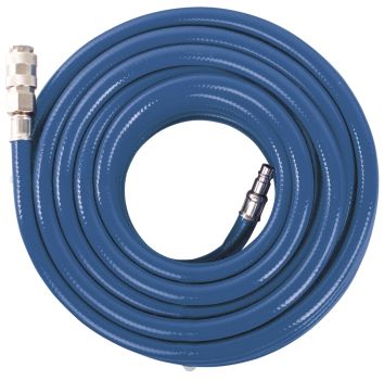SCHEPPACH PVC Druckluftschlauch 15m mit Schnellkupplung für Kompressor  
