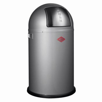 WESCO Abfalleimer, Abfallsammler, Mülleimer, Silber, Pushboy Junior, 22L ***NEU***
