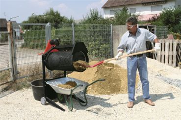 SCHEPPACH RS 400 Gartenrollsieb Sieb Trommelsieb Kompostsieb Erdsieb 230V
