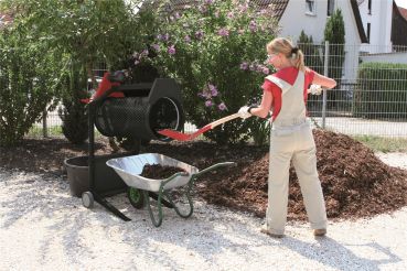 SCHEPPACH RS 400 Gartenrollsieb Sieb Trommelsieb Kompostsieb Erdsieb 230V