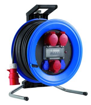 HEDI Profi-Kabeltrommel 32A 33m 5G4mm² FI CEE IP44 Industrie K4332021I4 