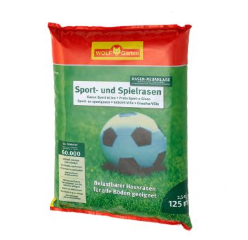 WOLF-GARTEN Sport- und Spiel Rasen LG 125 Rasensamen ***NEU*** 