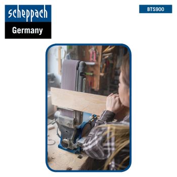 SCHEPPACH BTS900 Bandschleifer & Tellerschleifer Kombi-Schleifer Schleifmaschine 