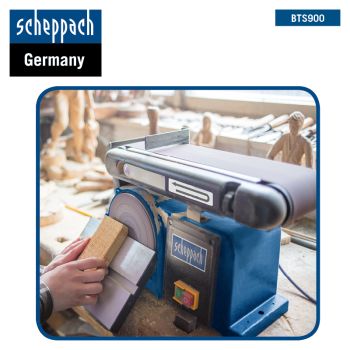 SCHEPPACH BTS900 Bandschleifer & Tellerschleifer Kombi-Schleifer Schleifmaschine 
