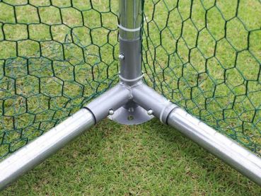 ZIPPER ZI-CR382 Heimtiergehege Freigehege Gehege Freilauf Hühnerstall (3x8x2,5m) 