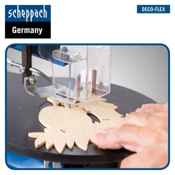 Scheppach Dekupiersäge SET mit 64 tlg Werkzeugset und 60 Sägeblätter DECO-FLEX 