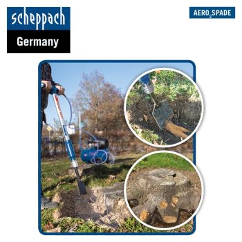 SCHEPPACH Druckluft Spaten Meißel Hammer 5in1 Werkzeug für Kompressor Aero²Spade