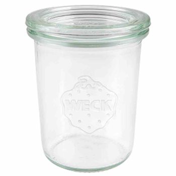 WECK 760 Sturzglas mit Deckel 160ml 12er-Karton ohne Ringe und Klammern 
