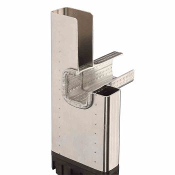 HAILO 7112-007 Anlegeleiter 12 Sprossen Aluminium 