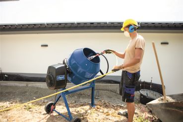 Scheppach Betonmischer Mix 180 L Mörtelmischer Zementmischer Betonmischmaschine 