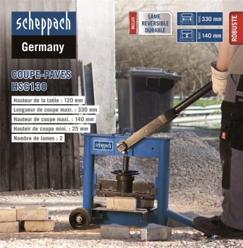 SCHEPPACH HSC 130 Steintrenner Steinknacker Knacker Trenner  