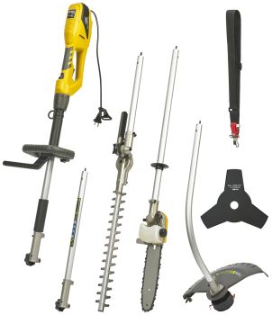 TEXAS Smart Combi 100 Gartenpflegeset elektro 230V 5in1 900W 2,7m Zubehör 2.WAHL 