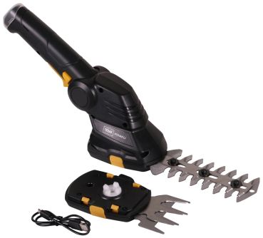 TEXAS Grasschere Akku Strauchschere HTG360Li 2in1 inkl. 3,6V Akku u. Ladeg. USB 