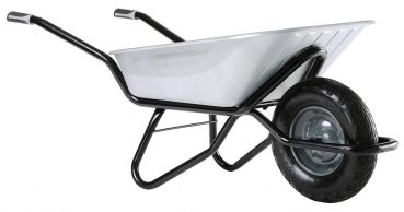 HAEMMERLIN Profi Schubkarre Bauschubkarre Clipso Excellium Luftrad 100l 200kg