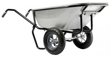 HAEMMERLIN Großmuldenkarre Zweirad Schubkarre Expert Twin Excellium 230l 250kg