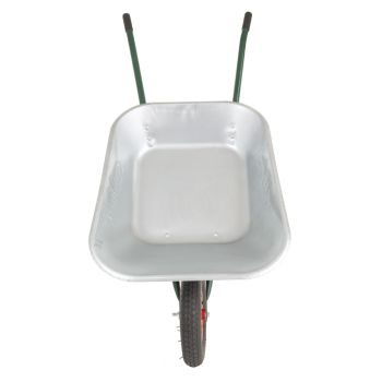 BPA Hobby Gartenschubkarre Schubkarre Schiebkarre Hofkarre Scheibtruhe grün 70l