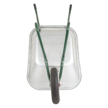 BPA Hobby Gartenschubkarre Schubkarre Schiebkarre Hofkarre Scheibtruhe grün 70l
