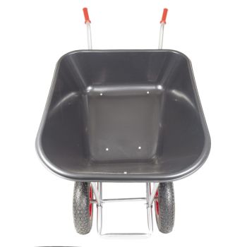 BPA Großmuldenkarre Zweirad Schubkarre Stall Hofkarre Futterkarre 2Rad 240l  