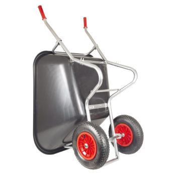 BPA Großmuldenkarre Zweirad Schubkarre Stall Hofkarre Futterkarre 2Rad 240l  