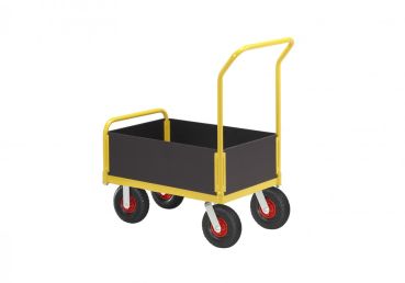 RAVENDO TW 750L LWS Plattformwagen Transportwagen 0,5x0,75m PU Rad Wand niedrig