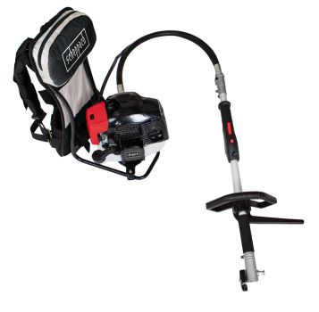 Scheppach 4in1 Benzin Gartenpflegeset Heckenschere Trimmer Rucksack MFH5300-4BP 