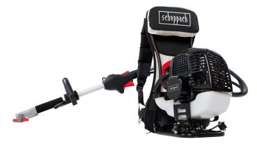 Scheppach 4in1 Benzin Gartenpflegeset Heckenschere Trimmer Rucksack MFH5300-4BP 