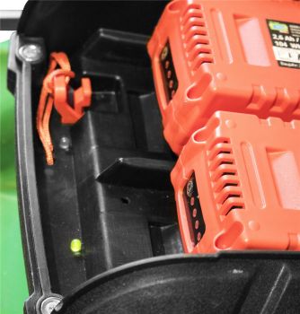 GÜDE Vertikutierer Akku 2x40V elektro Rasenlüfter elektrisch 400/40-5.0 S 2in1 !!! inklusive 2x40V Akku und Schnellladegerät !!!