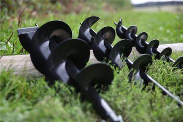 TEXAS Erdbohrer Erdlochbohrer Benzin Pfahlbohrer Erdbohrgerät EA5300 52ccm 1,9PS | 3 Bohraufsätze inklusive 