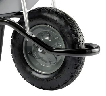 HAEMMERLIN Schubkarre Bauschubkarre Aktiv Premium 100 verzinkt Luftrad 150kg