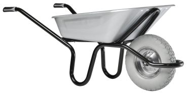 HAEMMERLIN Profi Bauschubkarre Schubkarre Aktiv Excellium Plus 100 PU Rad 250kg 