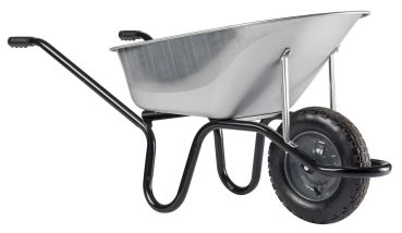 HAEMMERLIN Profi Bauschubkarre Schubkarre Aktiv Bau 95 Tiefmulde 150kg 95 Liter