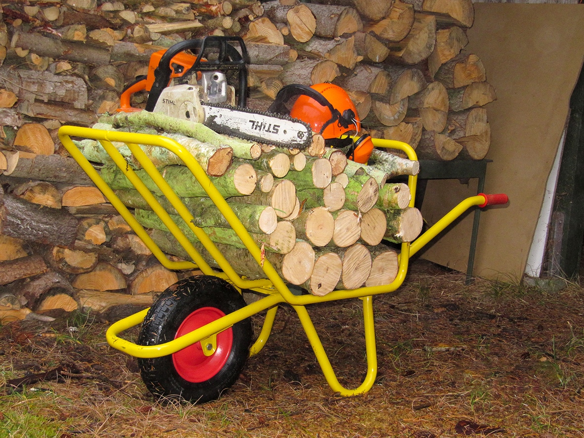 RAVENDO FWT 200 kg Brennholzkarre Holzkarre Transportkarre für Feuerholz  Scheite - HBH24Online.de