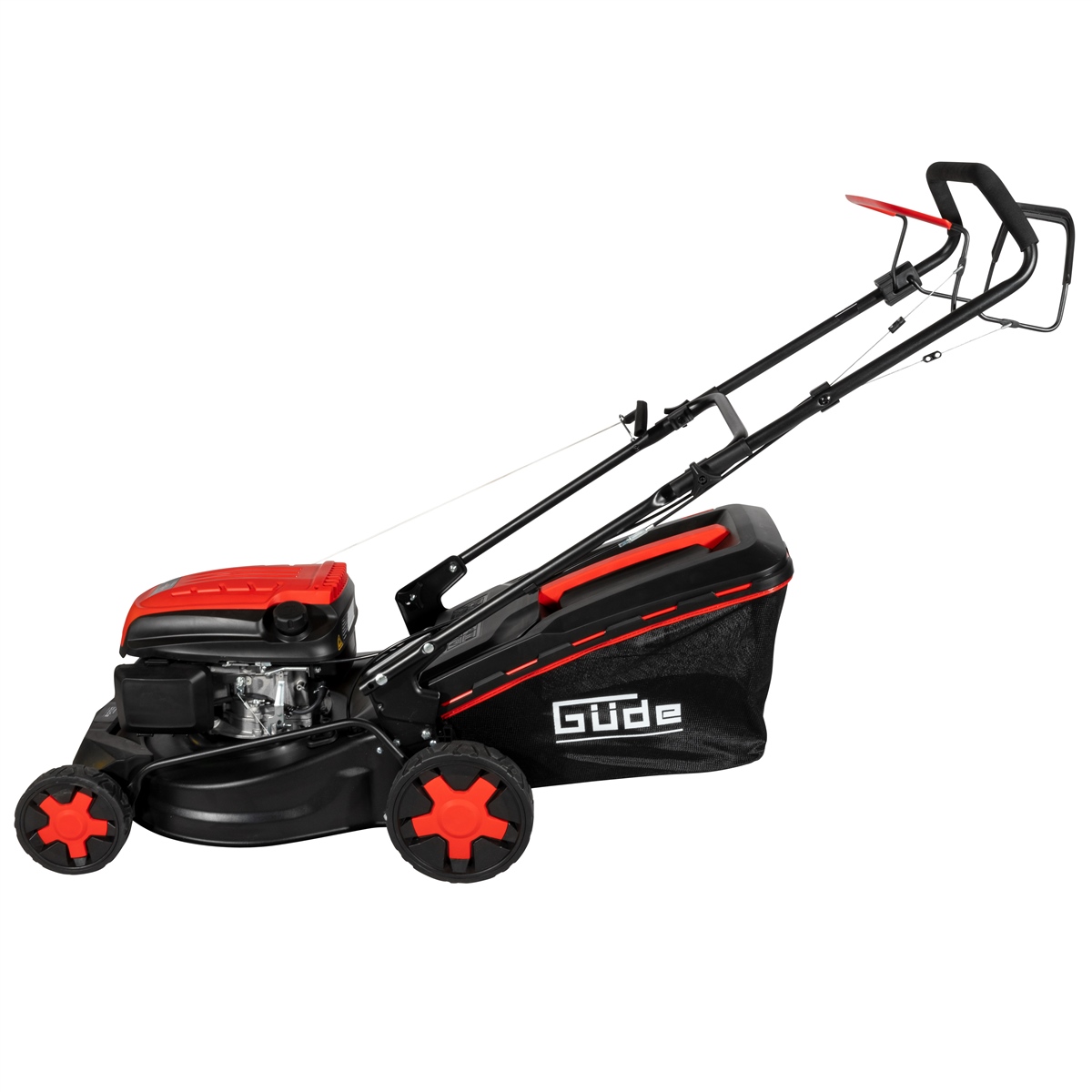 GÜDE Benzin Rasenmäher Mäher 46 cm Schnittbreite Radantrieb BIG WHEELER