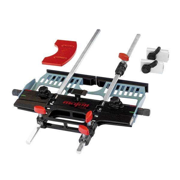 MAFELL Oberfräse LO 65 Ec MaxiMAX mit Arunda 80N Maxi, Adapter und Spannzwinge
