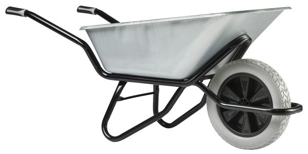 HAEMMERLIN Schubkarre Bauschubkarre Clipso Excellium 120 Vollgummirad 120l 200kg