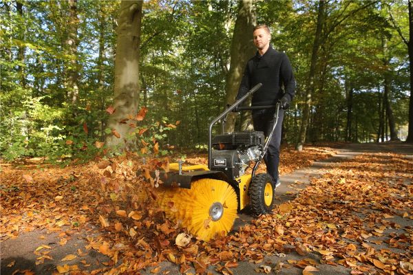 Texas Kehrmaschine Benzin Schneeräumer Laubsammler 60cm Handy Sweep 690TG 3in1