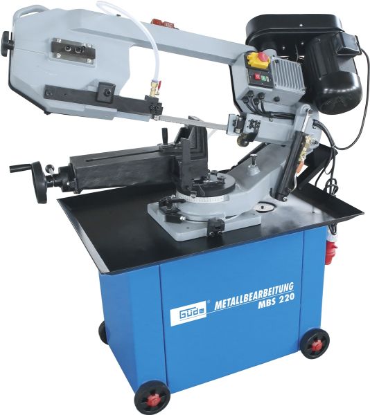 GÜDE MBS 220 Profi Metallbandsäge Bandsäge Metallsäge 400V 1100 W fahrbar
